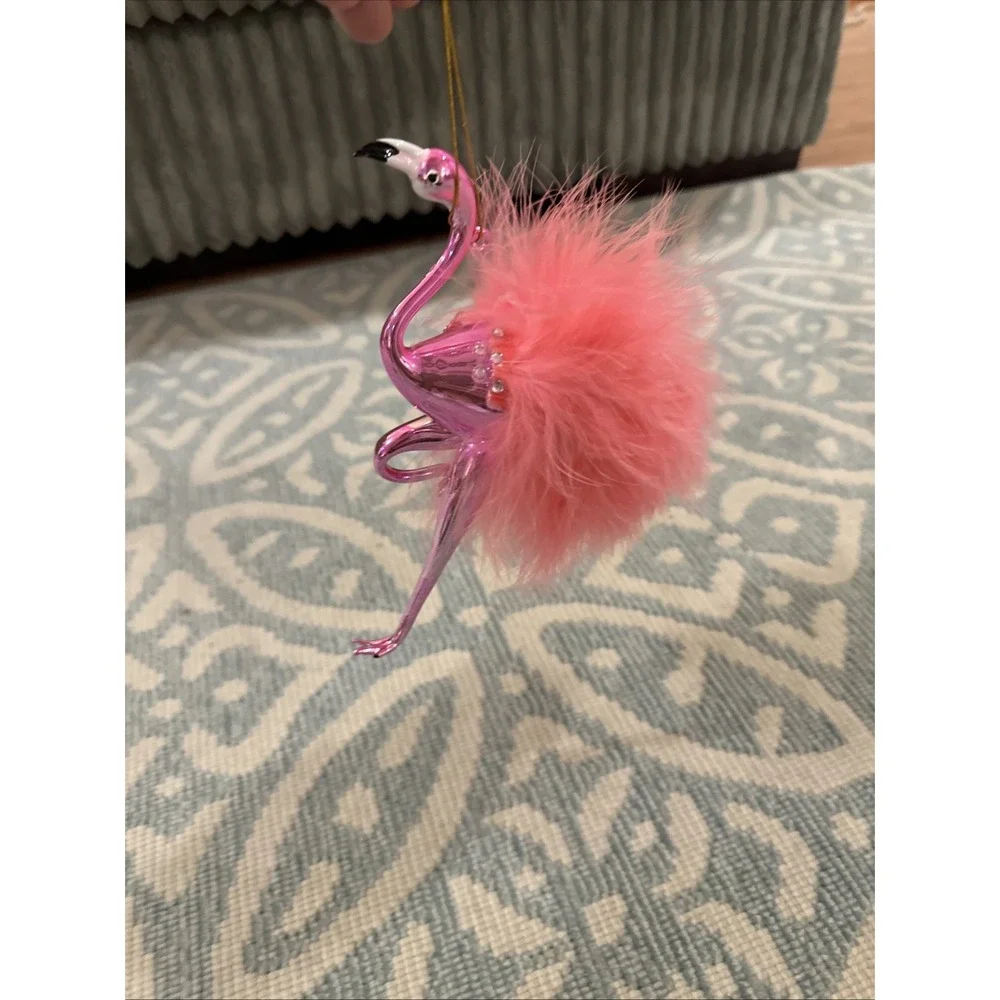 Flamingo Ornament Beach Swim Florida‎ Zoo Bird Pink Animal Island Cruise Barbie